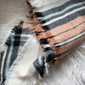 American Eagle Multi Color Polyester Scarf